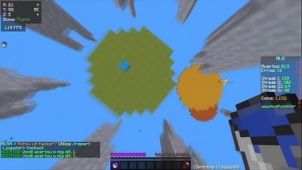 Ficando Molhadinho Ao Som De Rap Do Minecraft