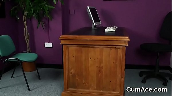 Unusual Centerfold Gets Jizz Shot On Her Face Slurping All The Ejaculate