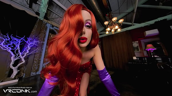 VR Conk: Blazing Red-haired Jessica Rabbit Milks Your Pole And Gets Railed Vigorous In Costume Play Parody | HD Porn
