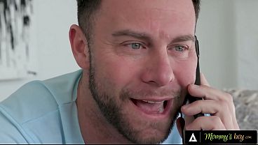 MOMMYS BOY - Kitana Montana Exposes Off Enormous New Titties To Her In-Law Then Whimpers For Spunk On Rack