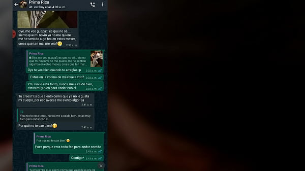 Chat De Whatsapp Con Mi Prima Se Pone Caliente Por La Noche