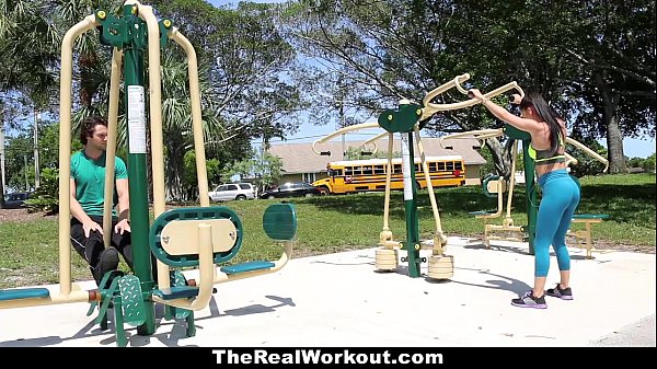 TheRealWorkout - Stacked (Crystal Rae) Railed After Her Workout