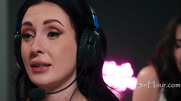 Taking A Bust From Streaming To Address The Wetness Caused By Her Friends Neck Massage