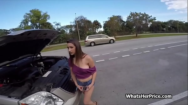Stranded Giant Titty Plays With My Boner In Traffic