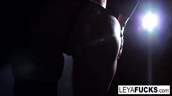 Griddy Interracial Anal Scene With Steamy Sizable Titty Golden-haired
