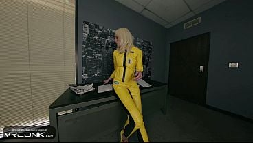 VR Conk: Needy Golden-haired Beatrix Deeply Swallows A Massive Rod In Famous Movie Cosplay Parody