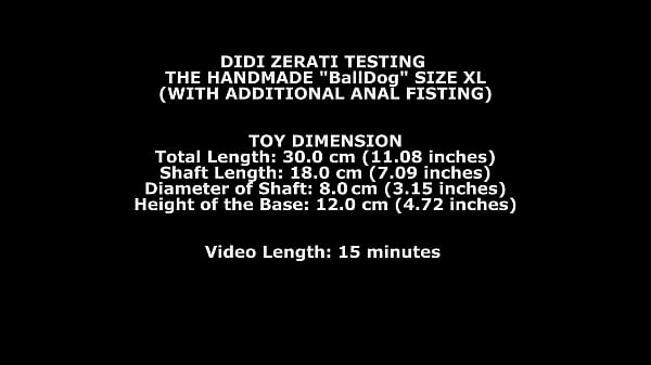 Didi Zerati Testing The Handmade Balldog Size XL (With Additional Butt Sex Hand Insertion) TWT141
