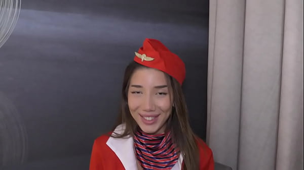 Phat Backside Italian Air Hostess Layla Scarlett Take BBC
