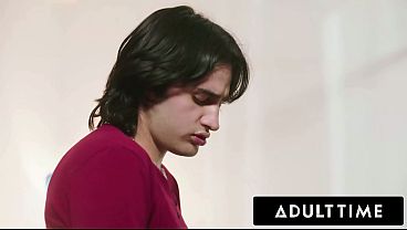 ADULT TIME - Sizzling Girl Gizelle Blanco Caught Virgin Stepbro Smashing Sex Toy! Provides Her Snatch Instead
