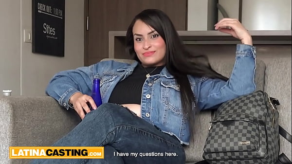 Juicy Big-breasted Latina Candid Job Interview Rough Slamming And Cumshot