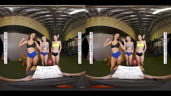 Horny Gym Trio Gets Rough Cardio Thrust On Your Massive Shaft