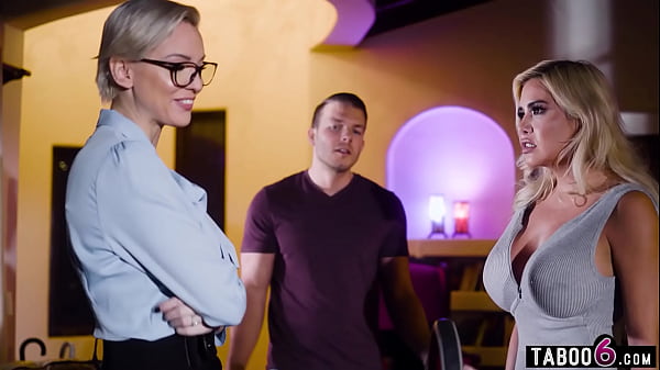Always Fighting Stepmama MILFs Kenzie Taylor And Caitlin Bell Needed An Intervention From Stepson