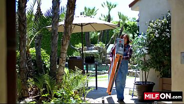 MILFON.com Presents: Dee Williams & Axel Haze Gets Fucked In Cable Bloke Fills The MILF