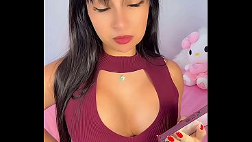 Mean Stunning Latina EMANUELLY RAQUEL Ignoring You While You Jack Off EXTREME SLEAZY TALKING