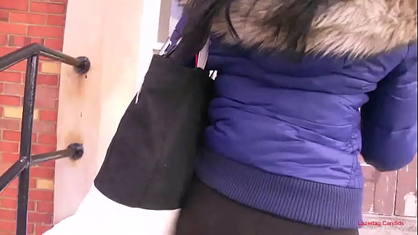Candid Spandex Cheeks