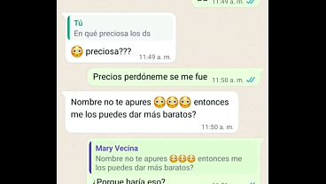 VOLVIO DOÑA MARI Y ME MANDA MENSAJE QUE ME LA COJA DE NUEVO TREMENDA MATURE
