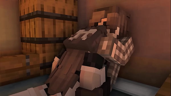 Housekeeper Rides On The Owner's Penis Minecraft Animation