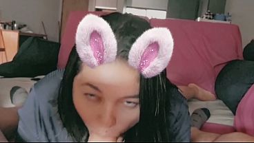Suckin Huge Dick With Face Filter