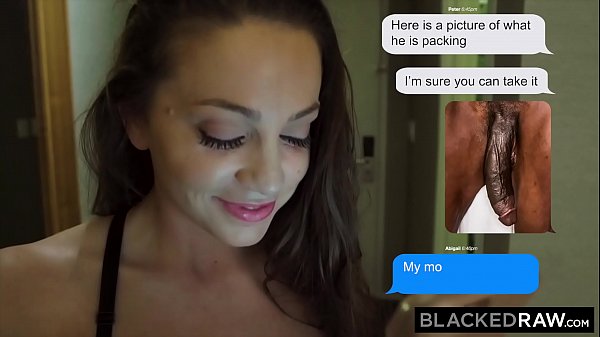 BLACKEDRAW Abigail Mac's Husband Sets Her Up With Biggest BBC In The World