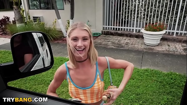 BANGBROS - Petite Light-haired Spinner Payton Avery Getting The Business From Sean Lawless On The Screw Bus