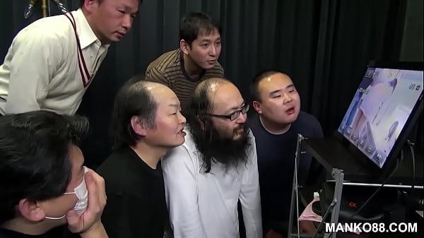 Asian Gangbanged But She Can’t See Who’s Hammerring Her