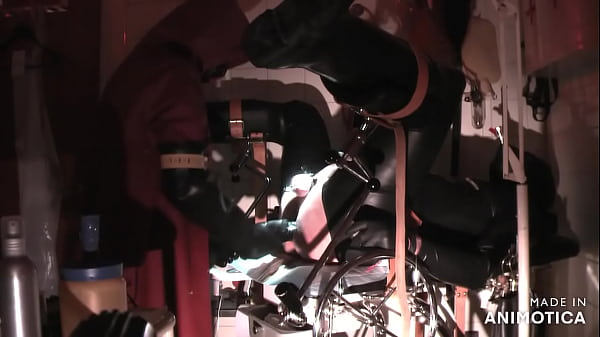 Rubbernurse Agnes - Heavy Rubber Clinic Red Gown - A Short But Eventually Powerful Reverse Anal Sequence