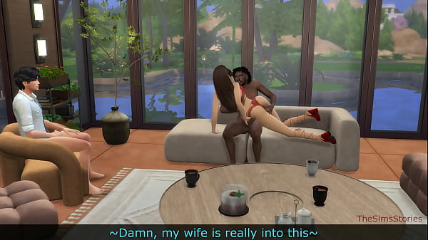 The Husband Hires A Black Bloke To Fuck His Wife In Front Of Him
