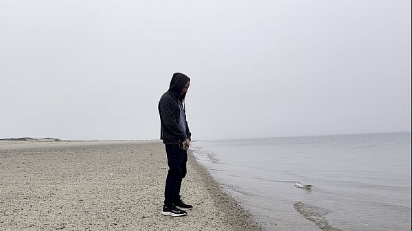 Peeing In The Ocean At The Beach