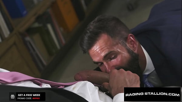 Sharp Dressed Bearded Hunk Epic Group Bang - RagingStallion