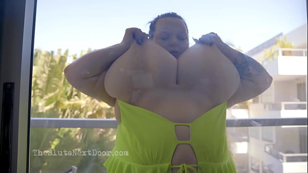 Extremely Massive Jug Tramp Smashes Her Neighbor