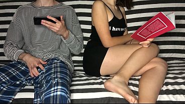 Stepbrother Put My Hand On His Cock And I Handjob Him But He Had Such Skillful Hands! Shimmying Orgasm