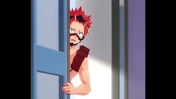 Mina Ashido And Eijiro Kirishima Rail In The College Room, My Hero Academia, Internal Finish, Deepthroat, Reverse On Top