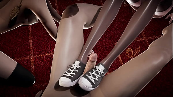 Frozen Sole Obsession - Elsa And Anna Footjob And Shoejob