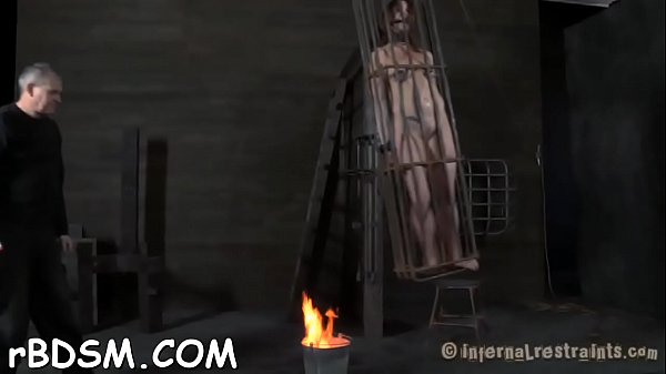Restrained Doll Receives Frenzied Toy Ramming For Her Cunt