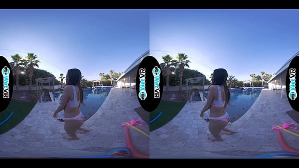 WETVR Pool VR Porn Play With Raven-haired Bombshell