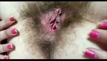 Double Dripping Wet Release Unshaved Cunt Massive Button Closeup