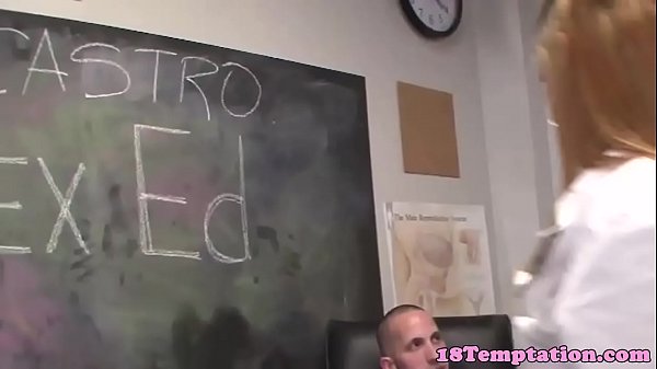 Coed Candid Slurping Prick In Sexed Class