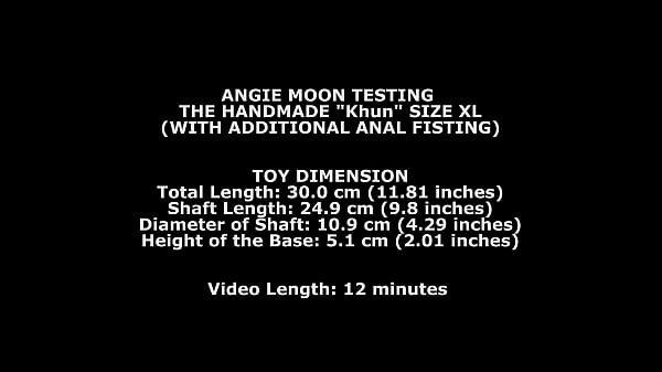 Angie Moon Testing The Handmade Khun Size XL (With Additional Backdoor Fist Fuck) TWT286