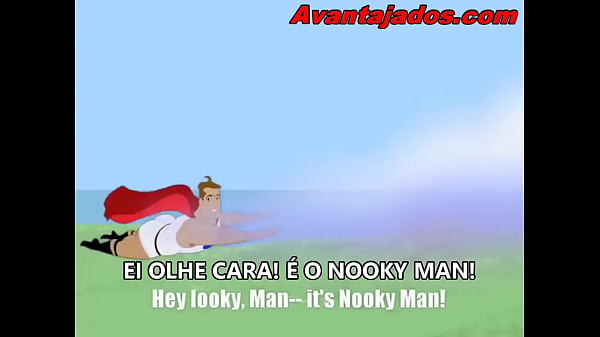 O Heroi Cartoon Dando A Bunda Gay