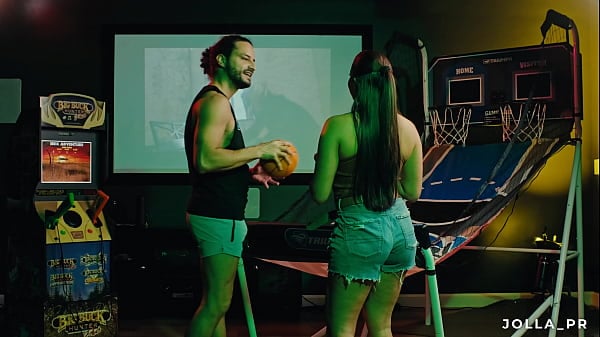 Divine Latina STEPMOM Jolla Gets Banged While Shooting Hoops At Her Friend's Game Room
