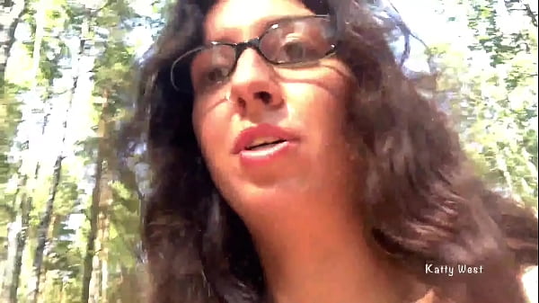 Vixen With Glasses Walks In Public And Showcases Rack And Honeypot