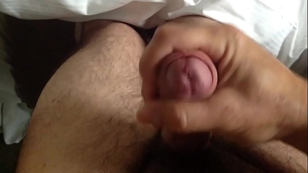 Hairy Uncut Foreskin Solo Play