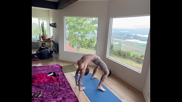 Felicity Feline Undressed Morning Yoga