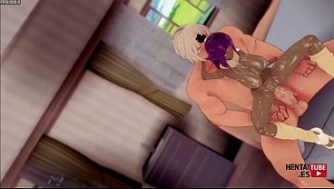 Bleach Hentai - Yoruichi Smashed By A Huge Fella With A Huge Cock