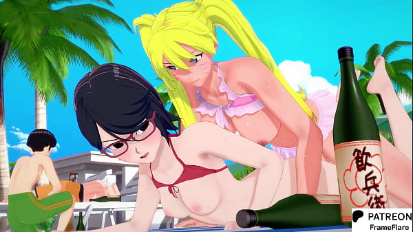 Sarada X Naruto Hentai Public Drill High Quality Raw