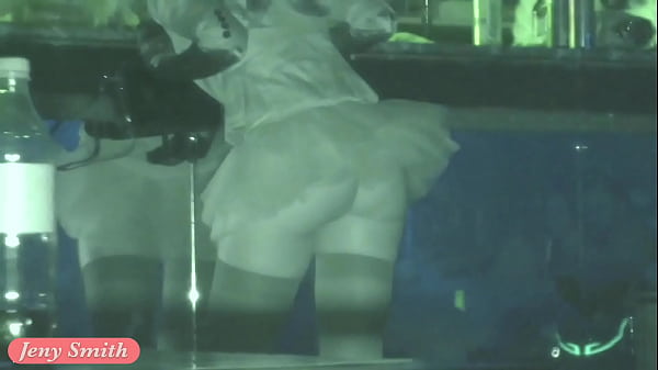 Crazy Halloween Bottomless. Upskirt And Legit Hidden Cam In Night Club By Jeny Smith