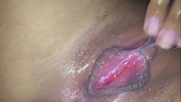 New Asian Tramp Penetrates Little Dripping Cunt