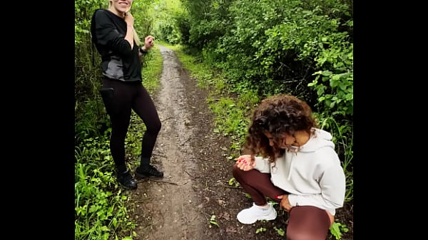 Woman Ana Pisses In Front Of Rebel Rhyder In The Woodspeeing