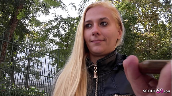 GERMAN SCOUT - Shy Coed Haley Hunter Without Tattoos Talk To First Casting Sex