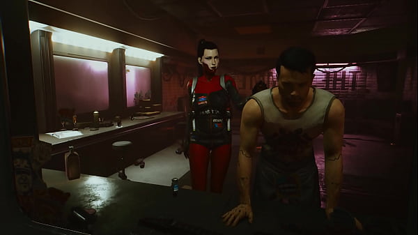 Female Tyger Claw - Pound Club Sex Scene (Cyberpunk 2077 In-game Ultra Settings)